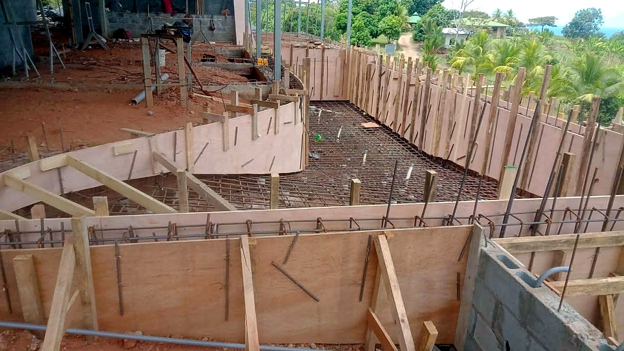 Pool formwork & rebar